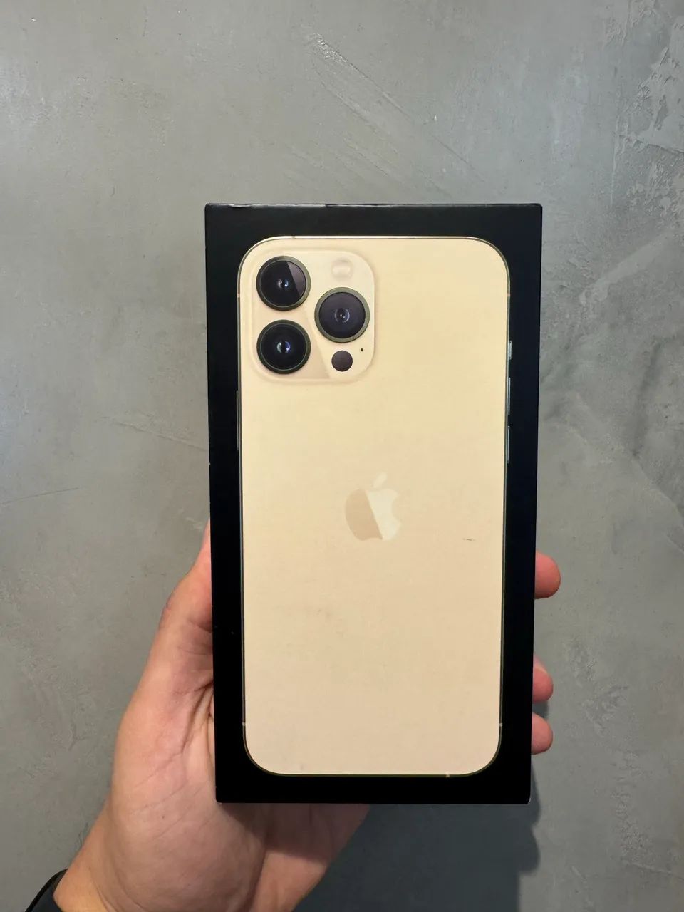 Caixa de iPhone 13 Pro Max 128GB Dourado - Foto 3