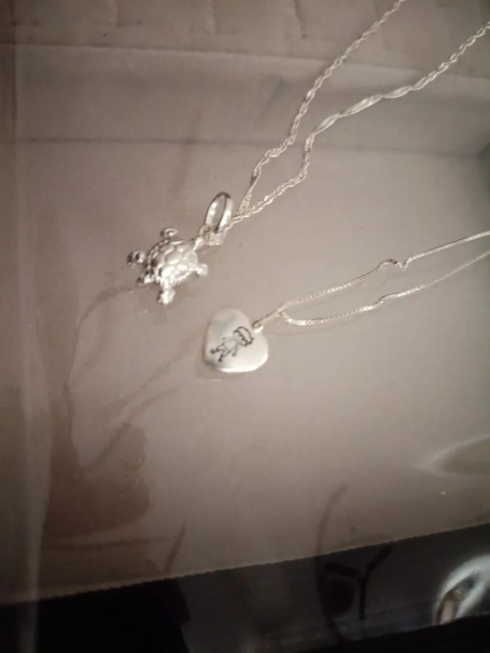 Corrente de prata com pingente  - Foto 4