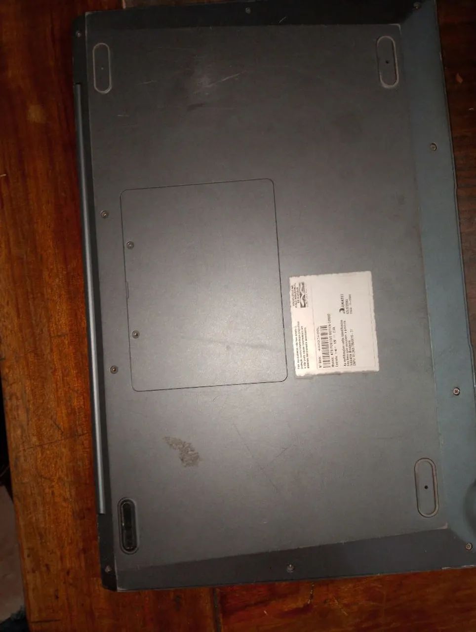 Notebook com defeito