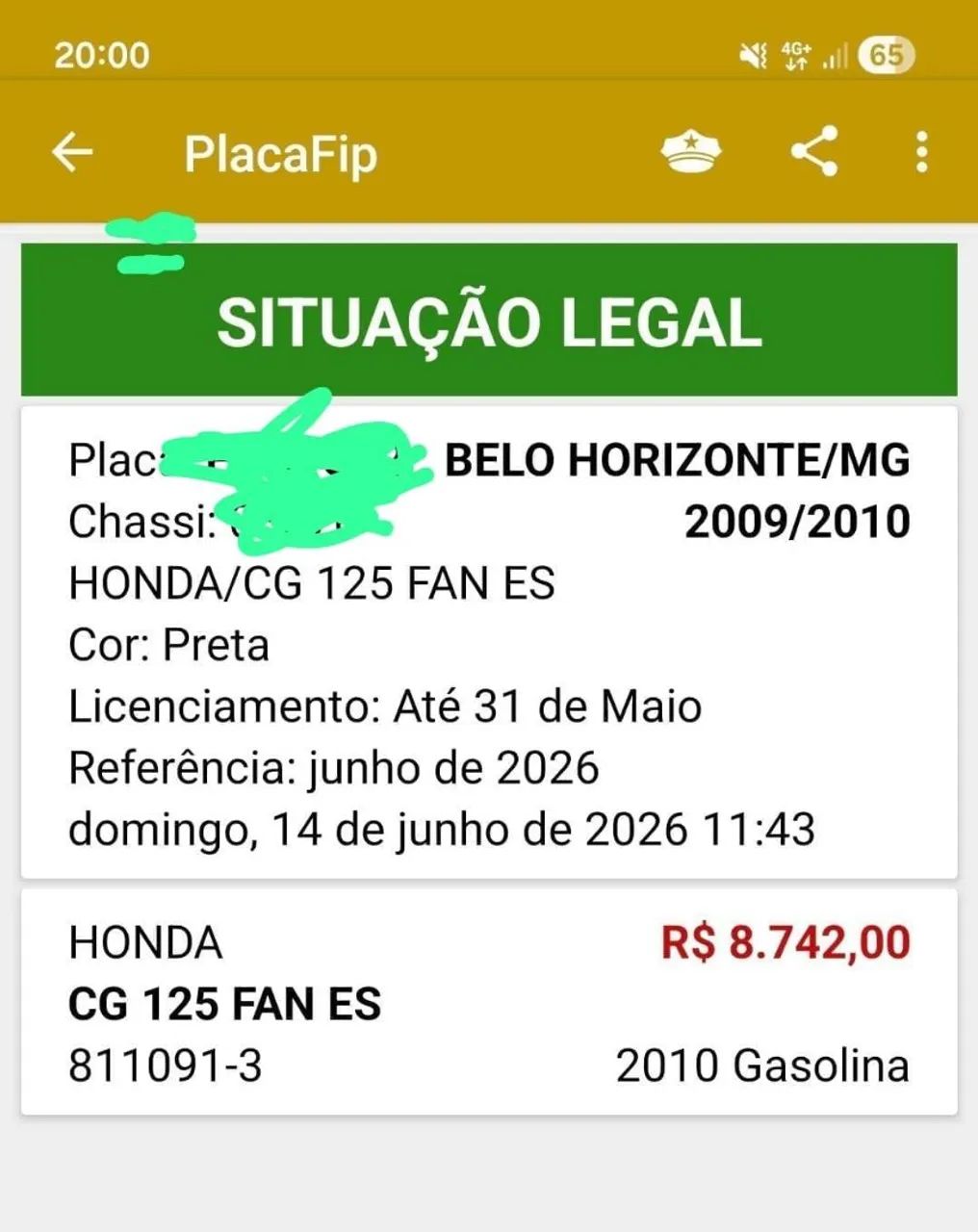 Fan 125 2009 