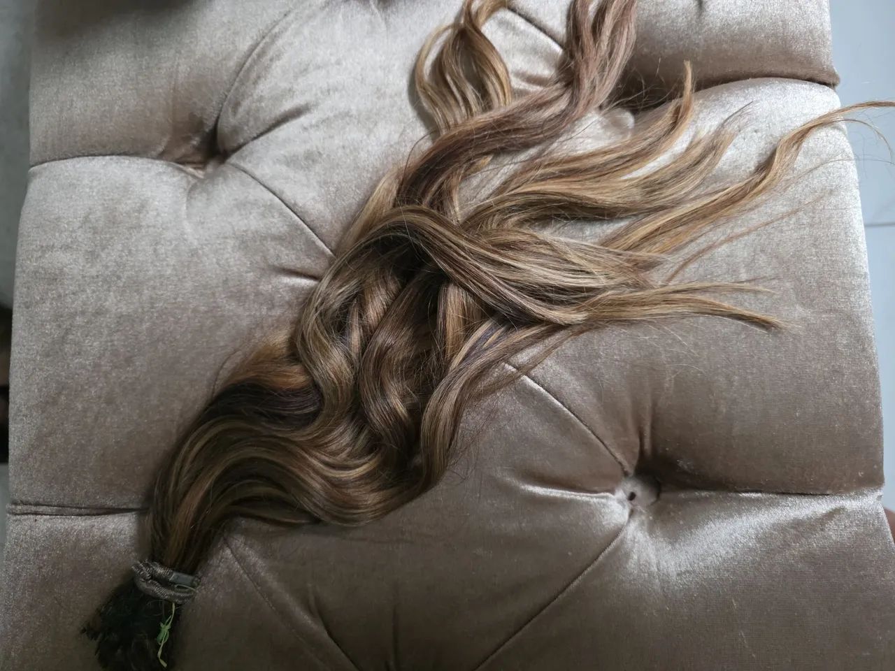Mega Hair Ondulado 100% Humano - Comprimento médio Natural - Foto 6
