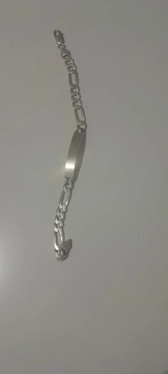 pulseira de prata italy925, 21cm  - Foto 4