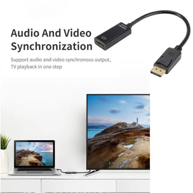 Adaptador Conversor Displayport Para Hdmi 4k - Foto 3