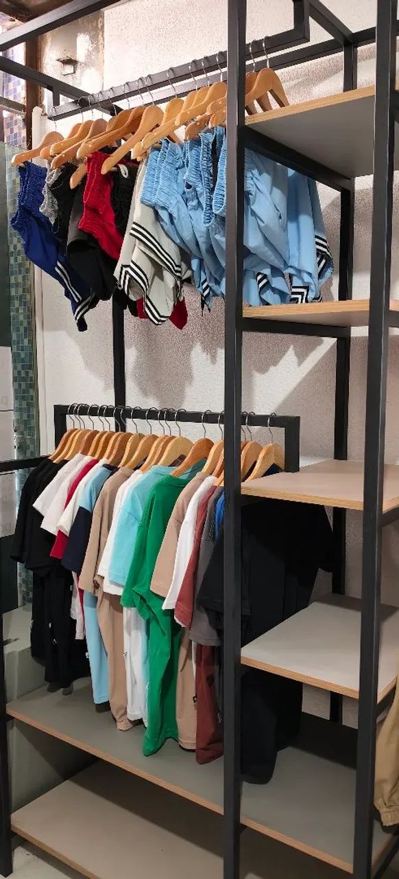 Arara de roupa industrial de ferro  - Foto 4