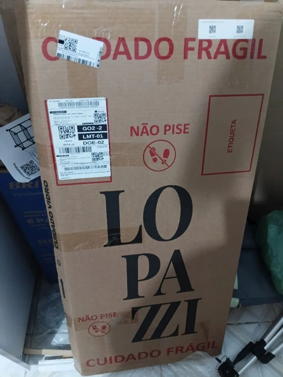 Espelho na caixa 