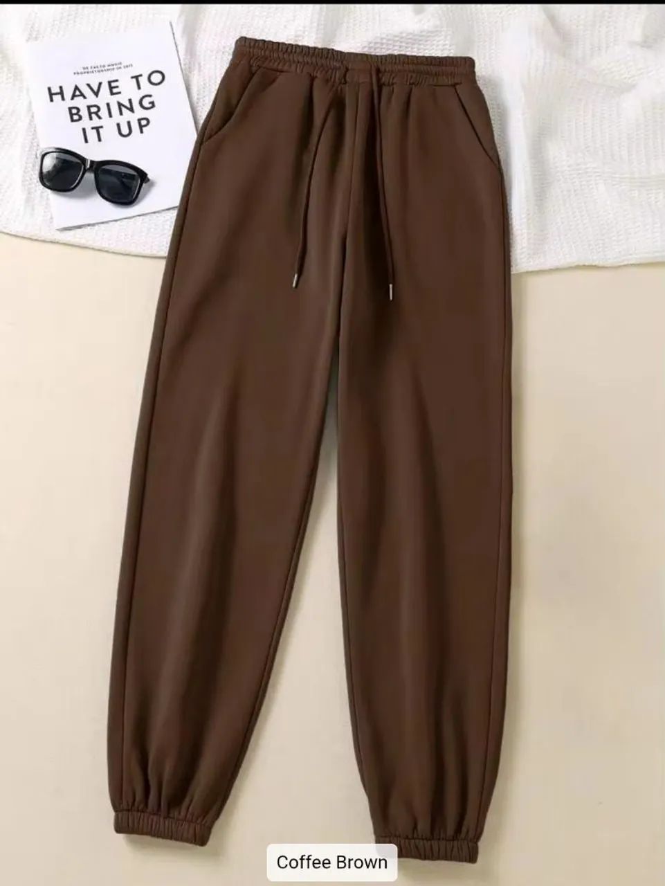 Calça Moletom Flanelada Com Bolso - Foto 4