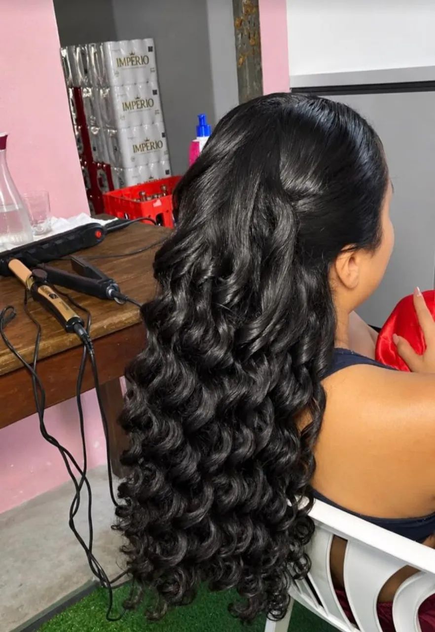 Trabalhamos com cabelo, de modo geral.