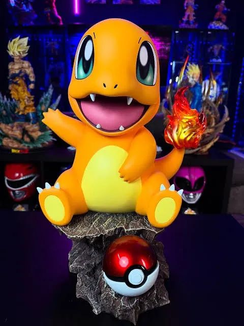 Kit 3 Bonecos Action Figure Bulbasaur Squirtle Charmander - Foto 2