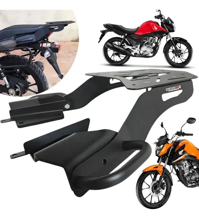 Bagageiro Suporte Bau Bauleto CG Fan/Titan/Start 160 Coyote (Entrega Grátis*)