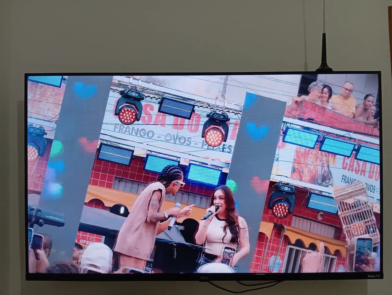 Tv 43 polegadas não faço rolo