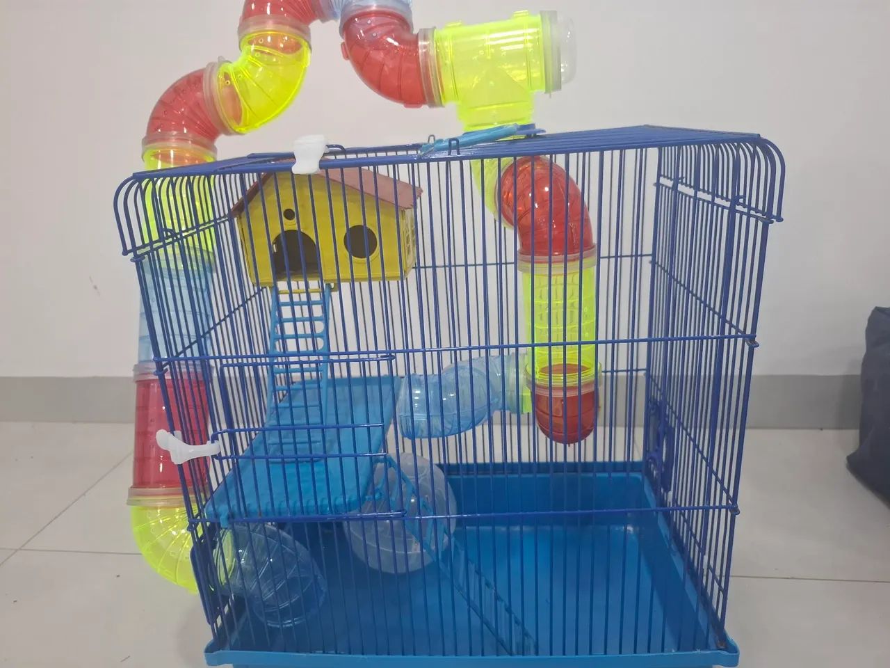 Gaiola Hamster com tubo