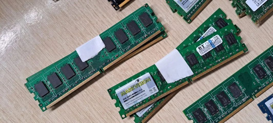 Kit com 7 parres de Memórias RAM (DDR2 e 3) para computador - Foto 2