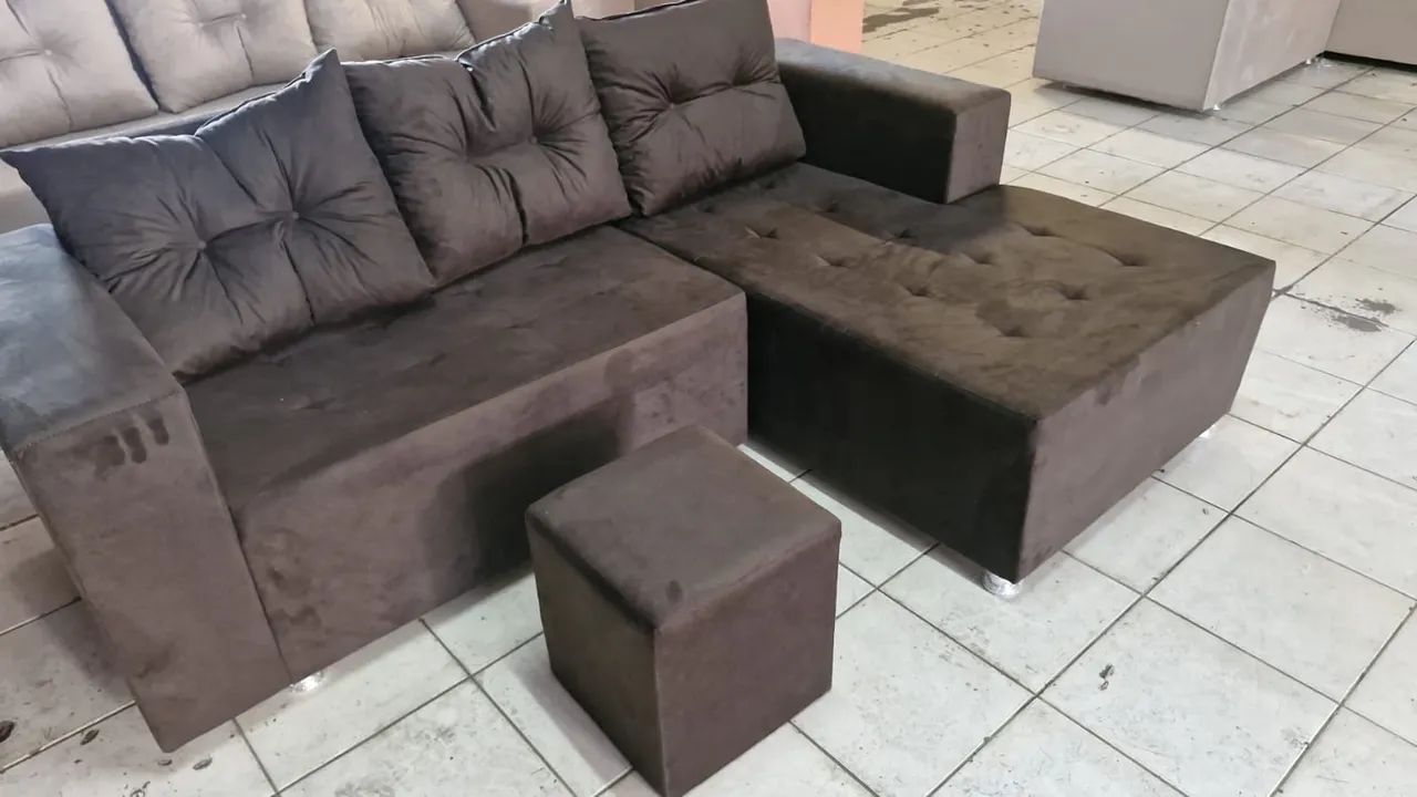 Sofá chaise a pronta entrega promoção aproveite - Foto 5
