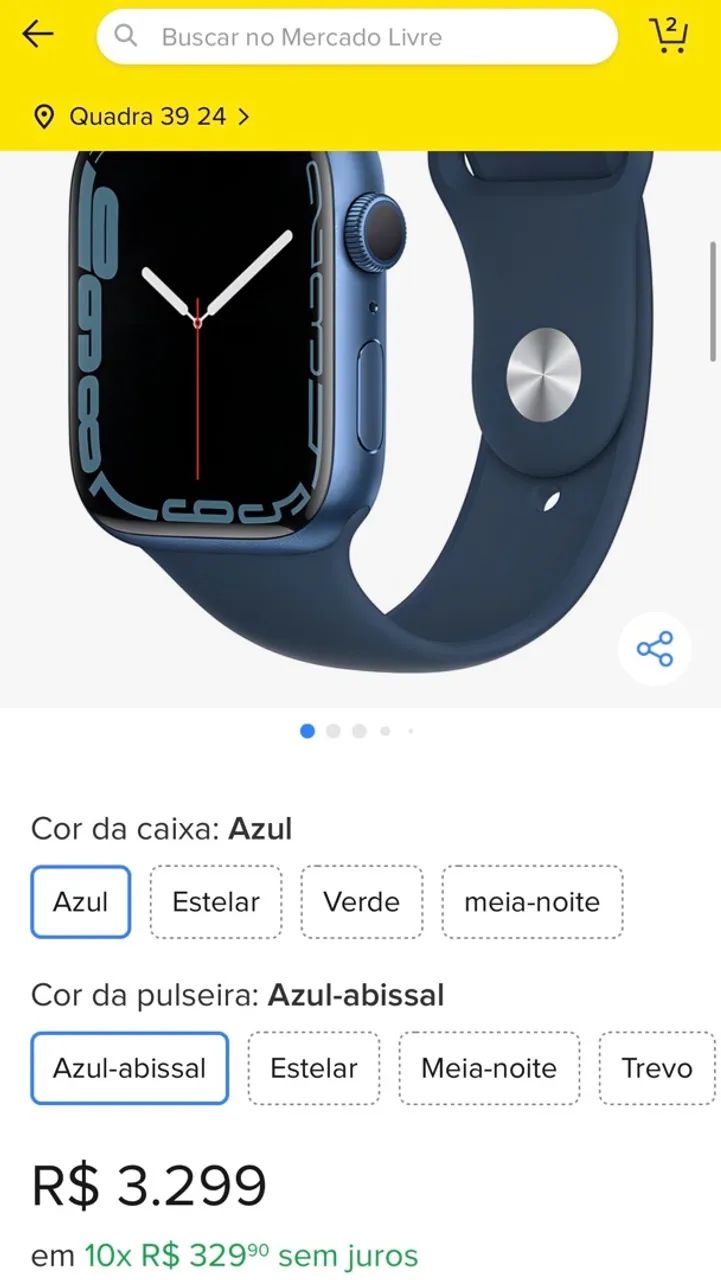 Apple Watch Series 7 (GPS, 45mm) - Smartwatches - Del Lago II