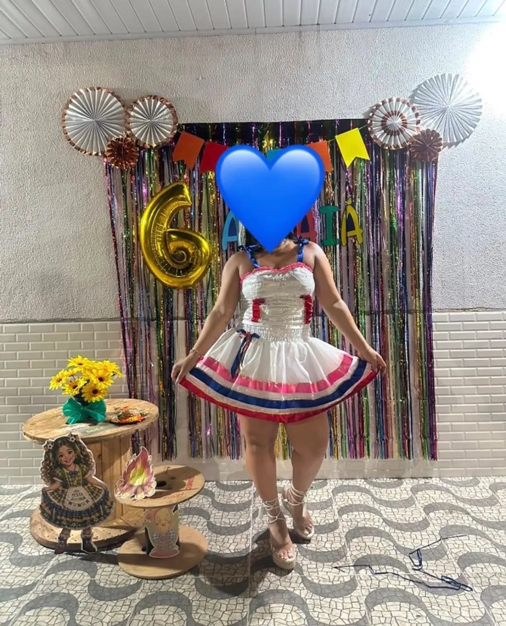 Conjuntos de  noiva de quadrilha  - Foto 2