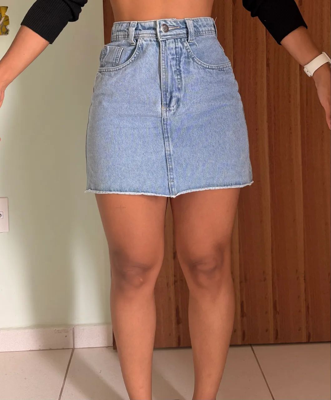 Calças e saias jeans 