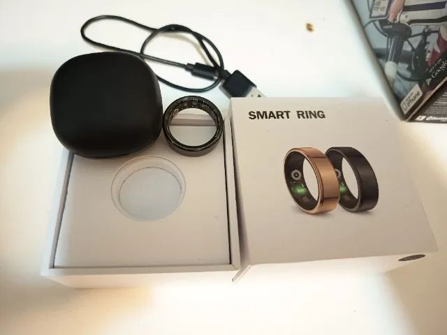 Smart Ring Amzmax r02 tipo aura ring que é um rastreador fitness - Foto 2