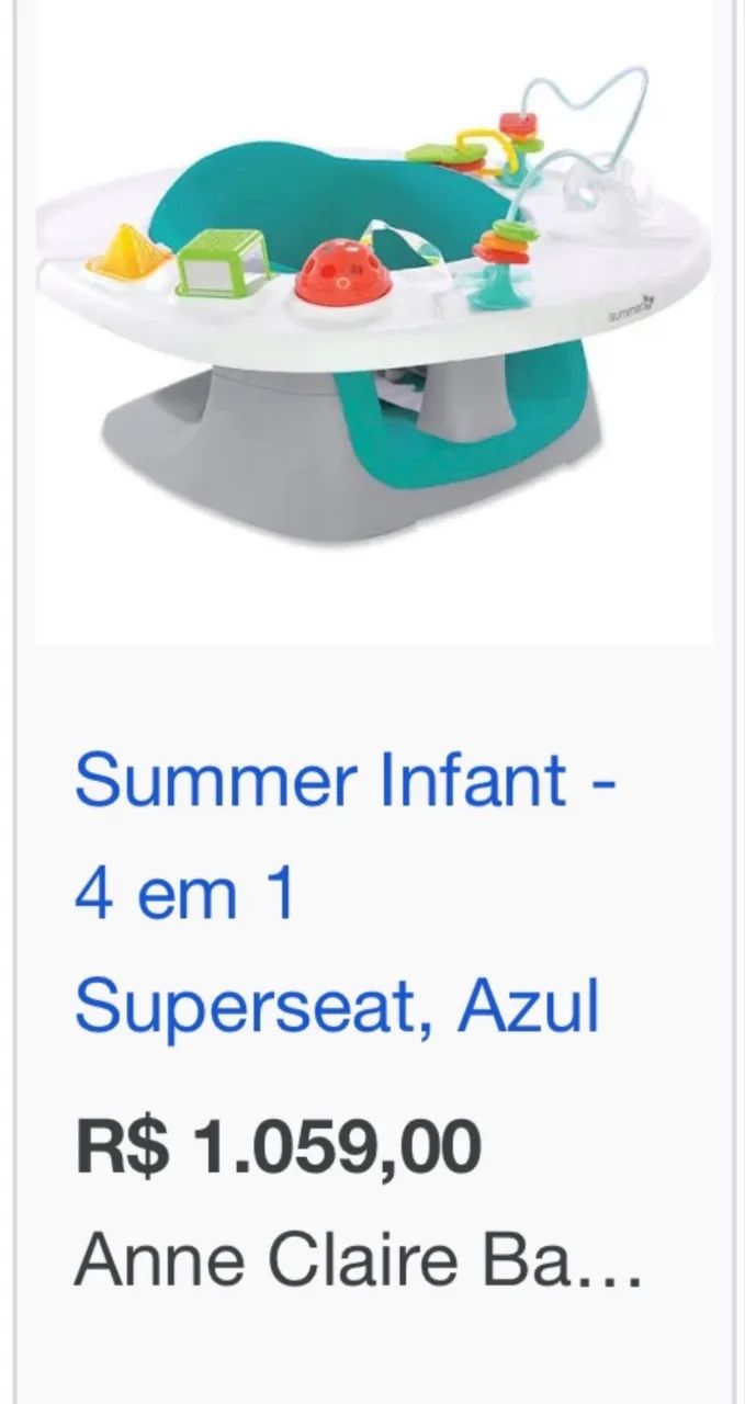CADEIRINHA SUMMER PARA BEBÊS  - Foto 6