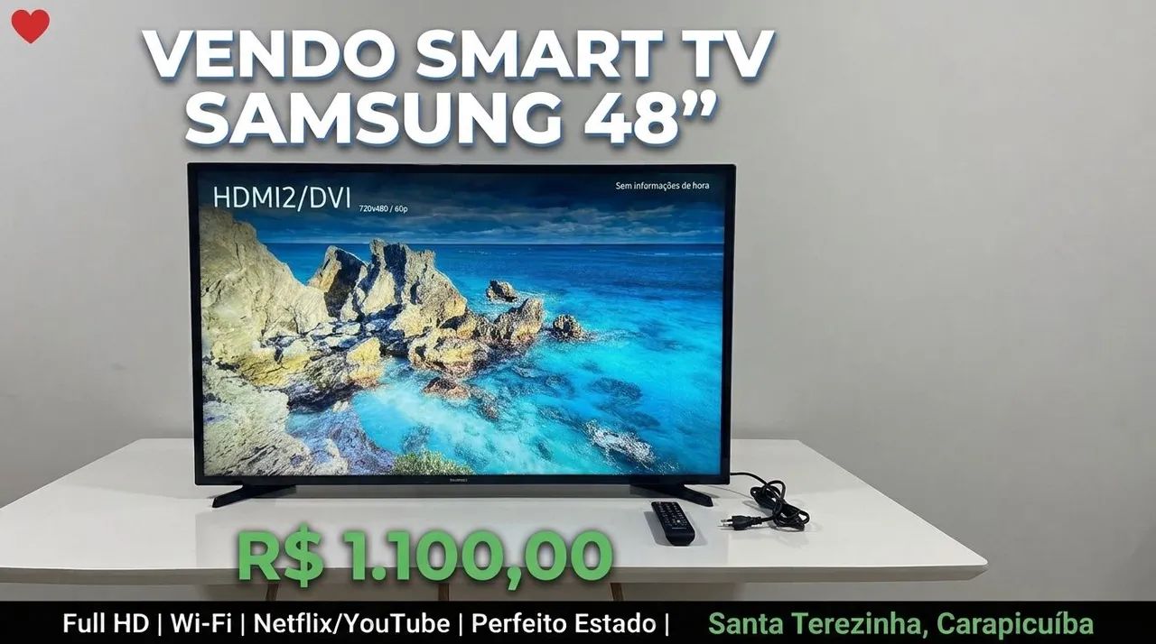 TV Smart Samsung 48 polegadas 