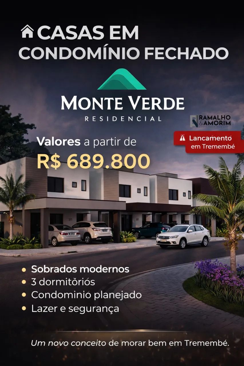 MONTE VERDE RESIDENCIAL TREMEMBÉ