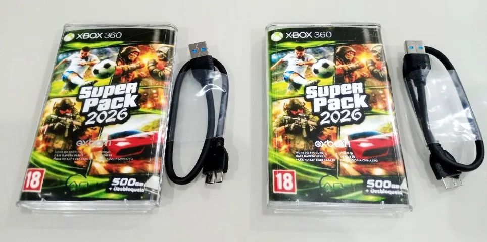 HD EXTERNO PARA XBOX 360 COMPATÍVEL COM QUALQUER MODELO DIVERSÃO GARANTIDA - Foto 2