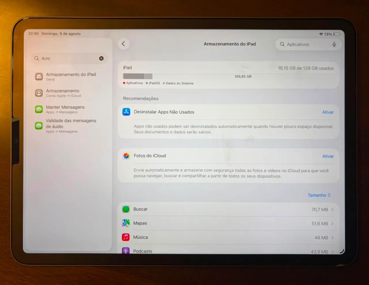 iPad Pro 128GB 3ª geração  - Foto 4