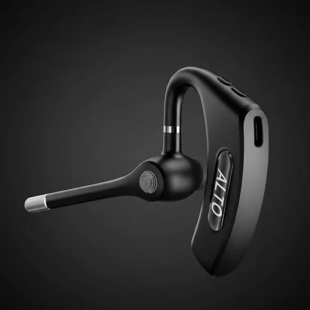 Fone De Ouvido Bluetooth Bidirecional Com Microfone Altomex Preto - Foto 3