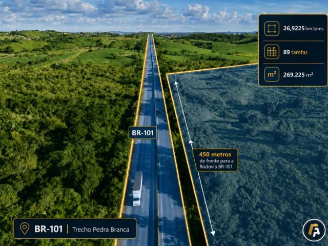Imóvel Estratégico Para Centro Logístico ? 269.225 M² Às Margens Da Br-101 - Foto 4