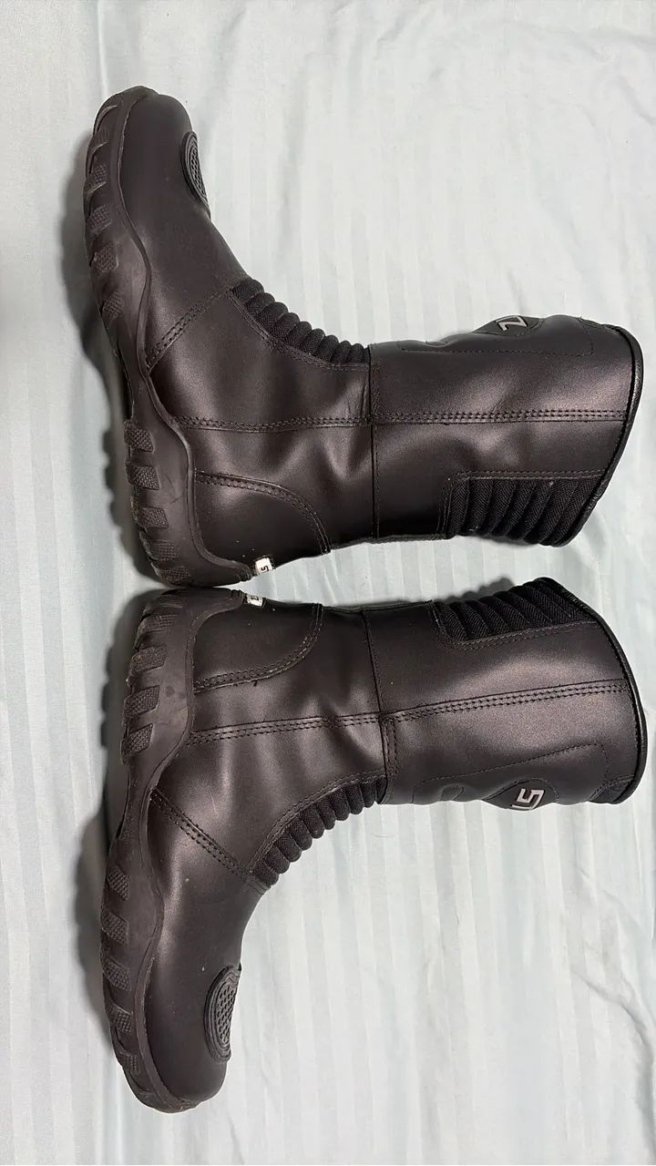 Bota Couro motocicleta impermeável STEITZ - tamanho 37 - Foto 2