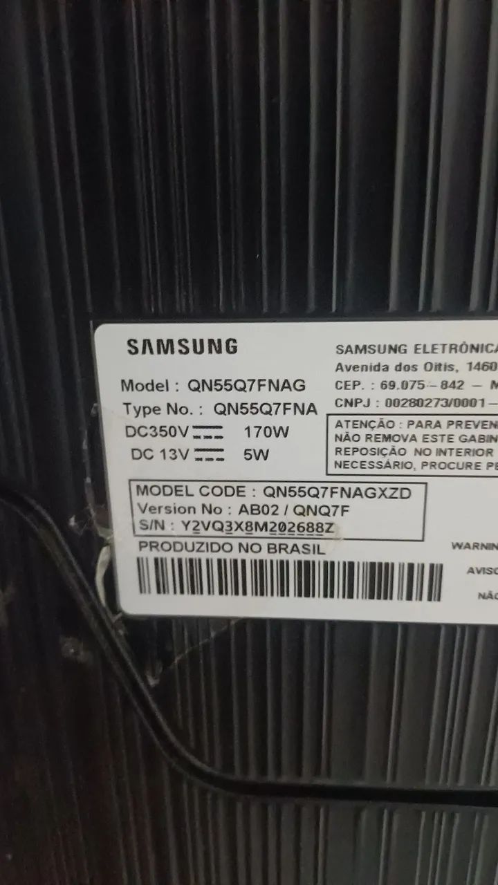 Tv Sansung 55 para peças. - Foto 3