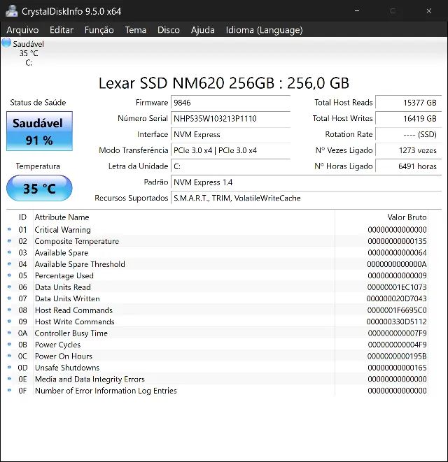 SSD NVMe 256gb SSST ou Liteon ou Lexar cWindows retire em meu endereço. Lige a * - Foto 3