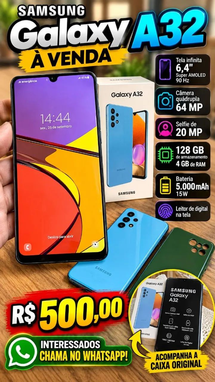 Galaxy A32 128Gb extra