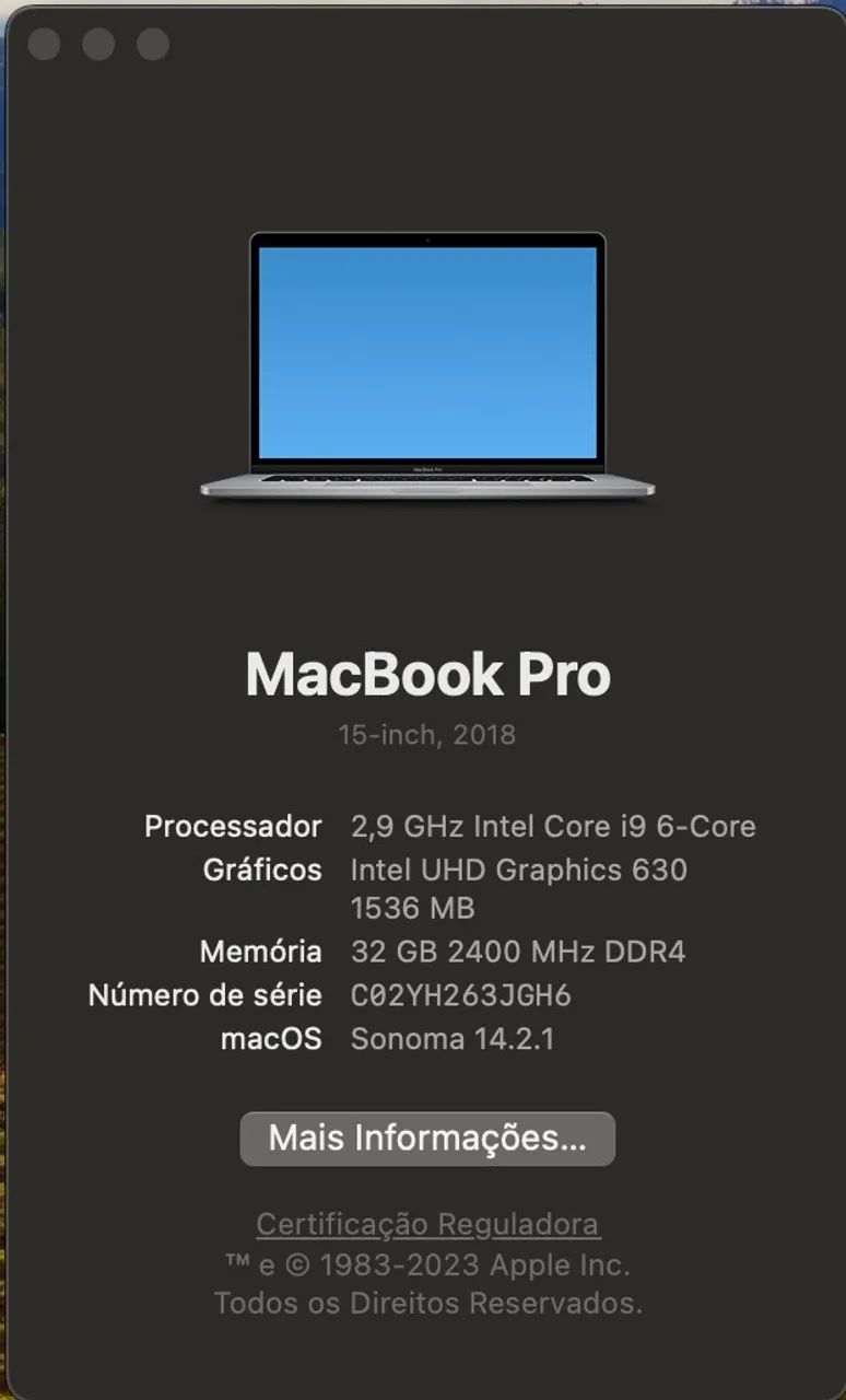 Macbook pro 2018, i9 32GB mem 1Tb SSD - Foto 4