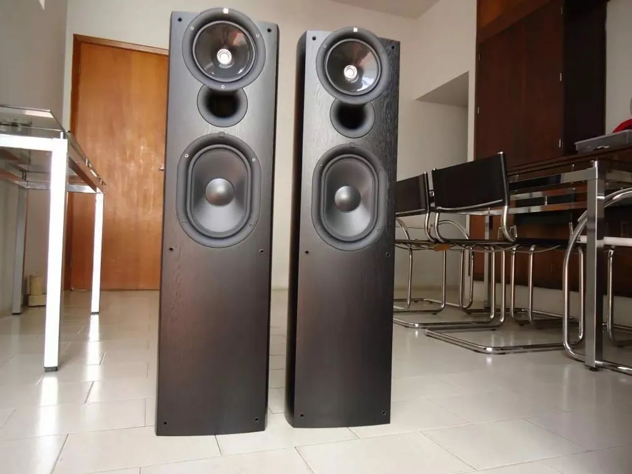 Caixas Kef B&W Denon Marantz 175 watts Q7 Inglesas igual a nova - Foto 2