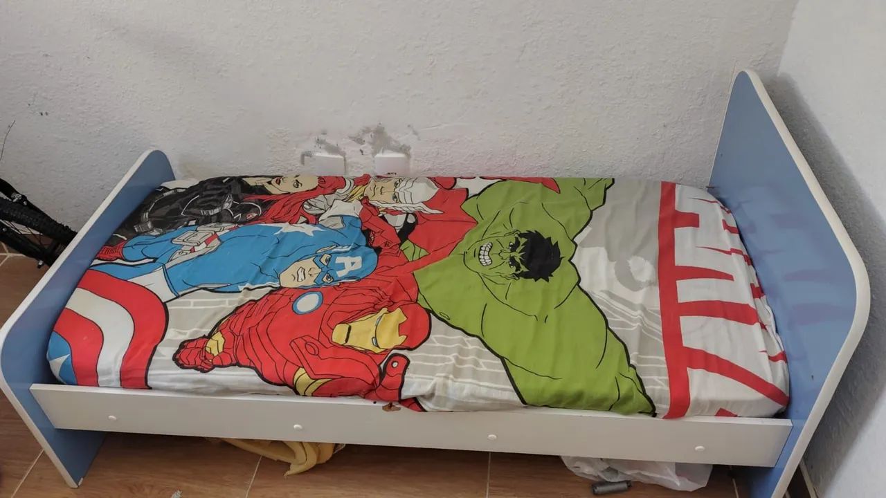 Cama de criança até 7 anos.