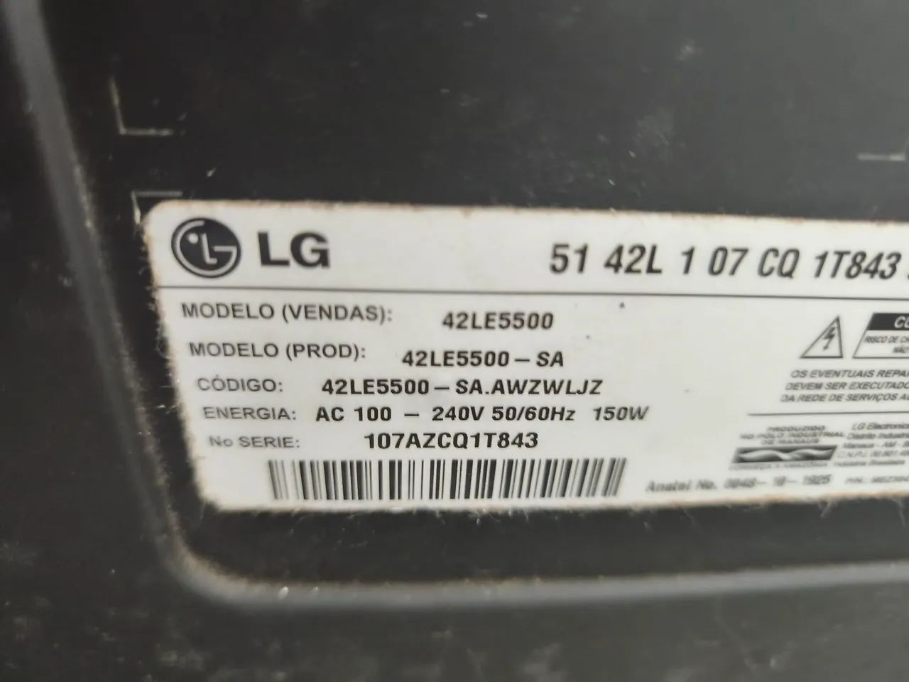 LOTE 3 TVS COM DEFEITO  - Foto 4