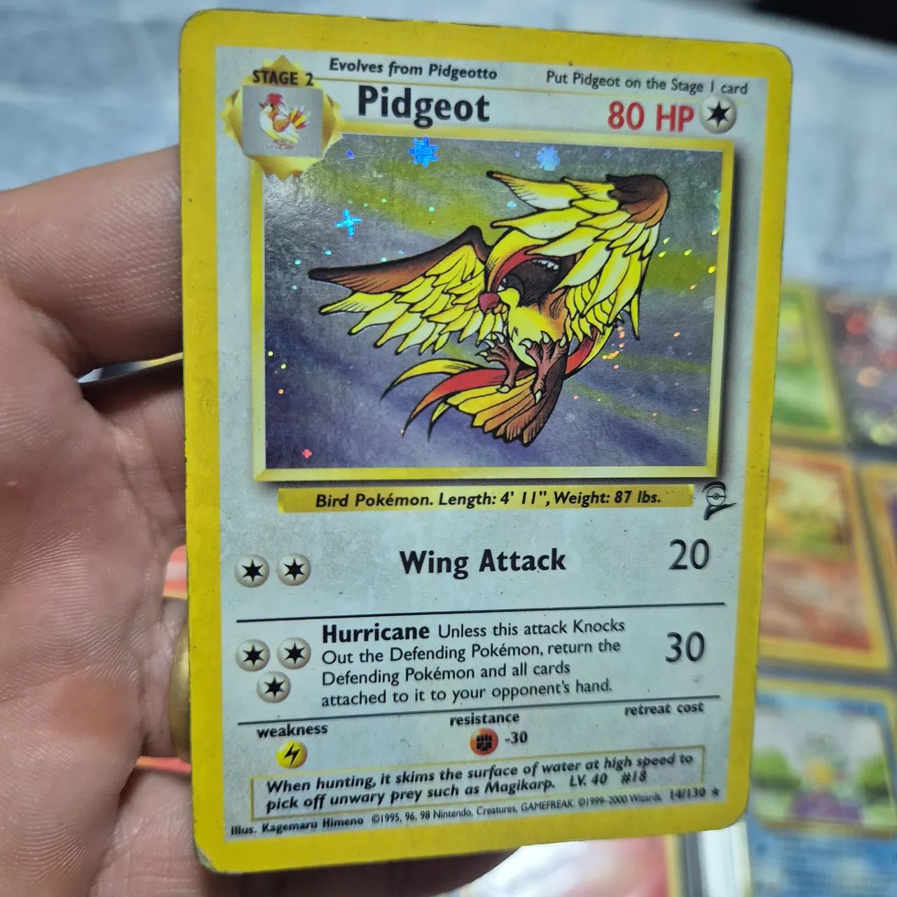 Pokémon TCG Pidgeot 14/130 Original - Foto 4
