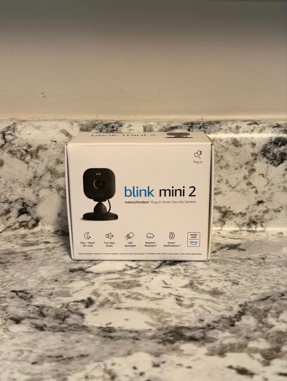 Câmera de segurança inteligente conectada Blink Mini 2 1080P Security Camera