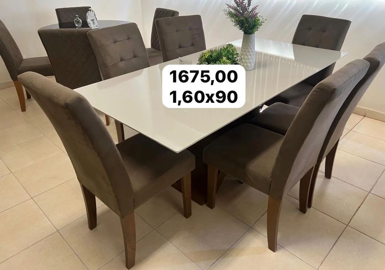 Jogo de mesa 6 cadeiras