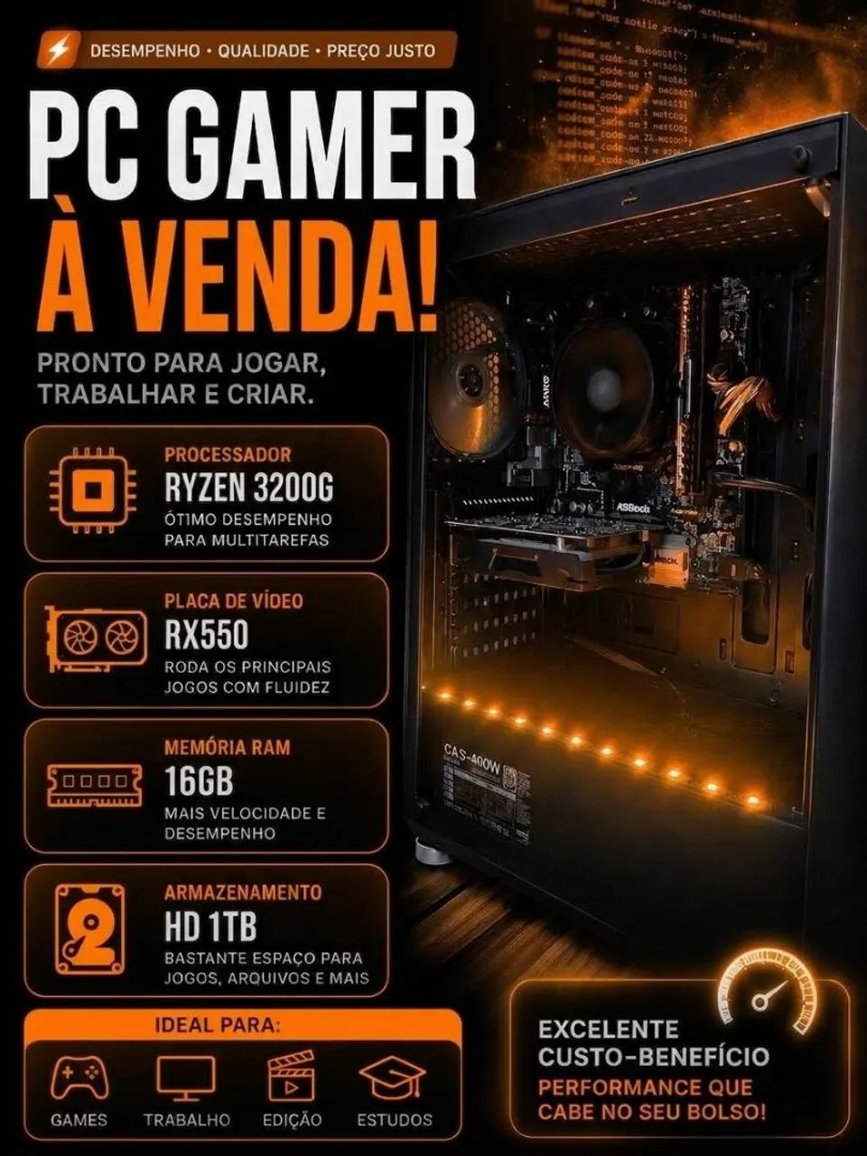 Pc gamer Ryzen 