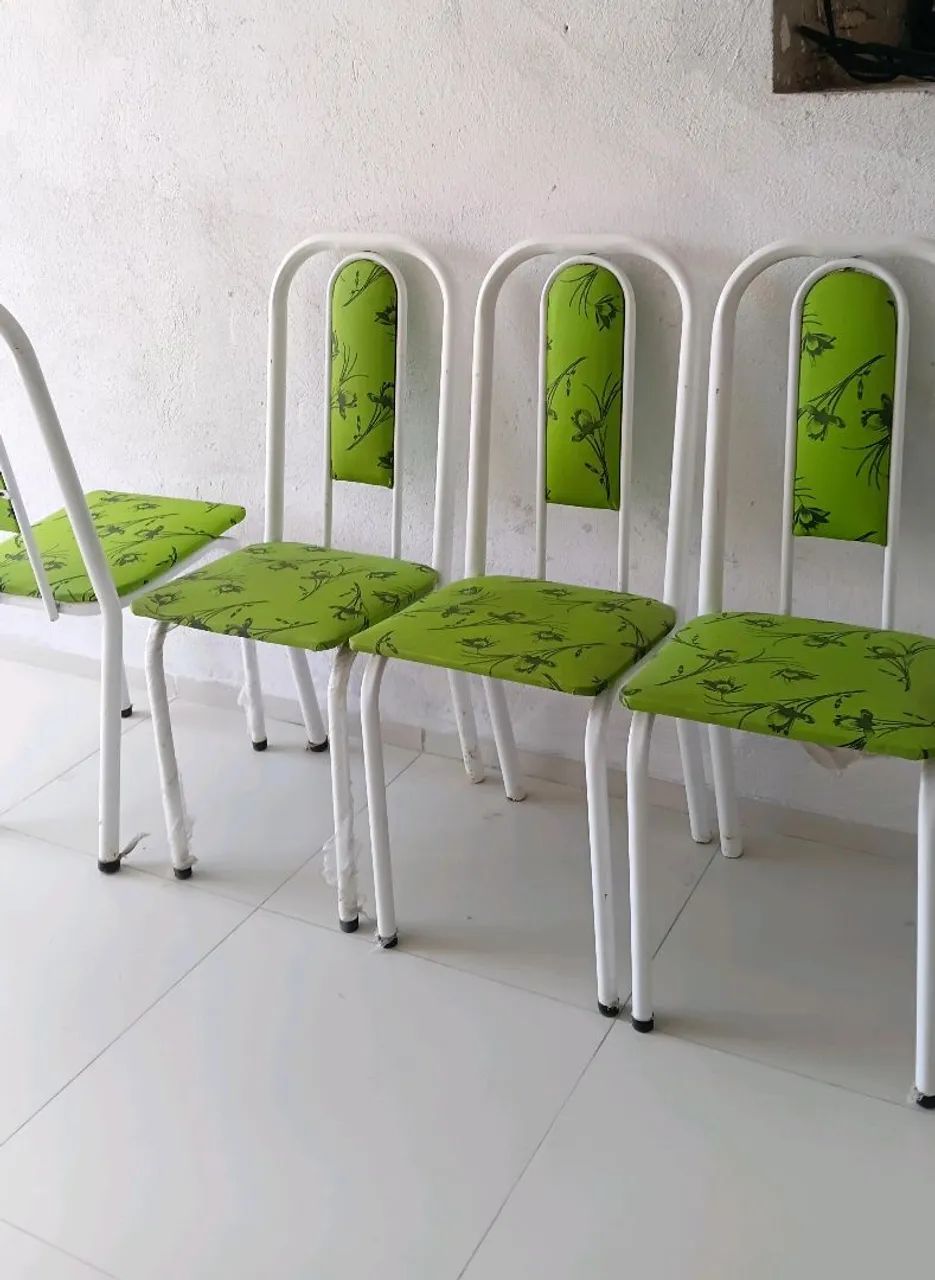 Conjunto de 4 cadeiras para mesa de cozinha 