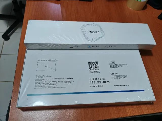Monitor Portátil 144hz Arzopa 16.1 polegadas  + CAPA - Foto 5