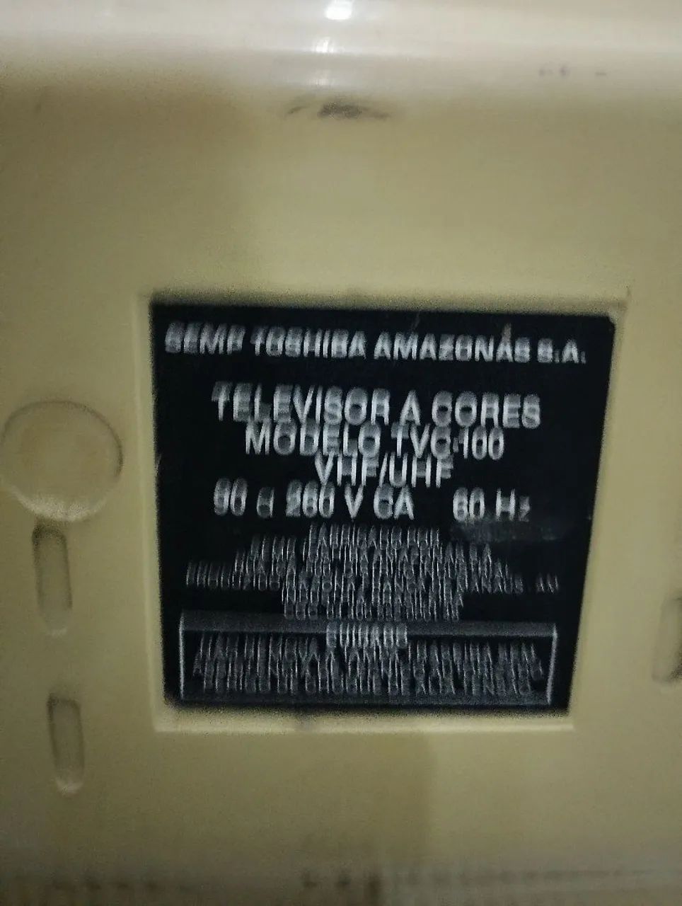 Tv antiga Semp Toshiba 14 polegadas funcionando perfeitamente  - Foto 3