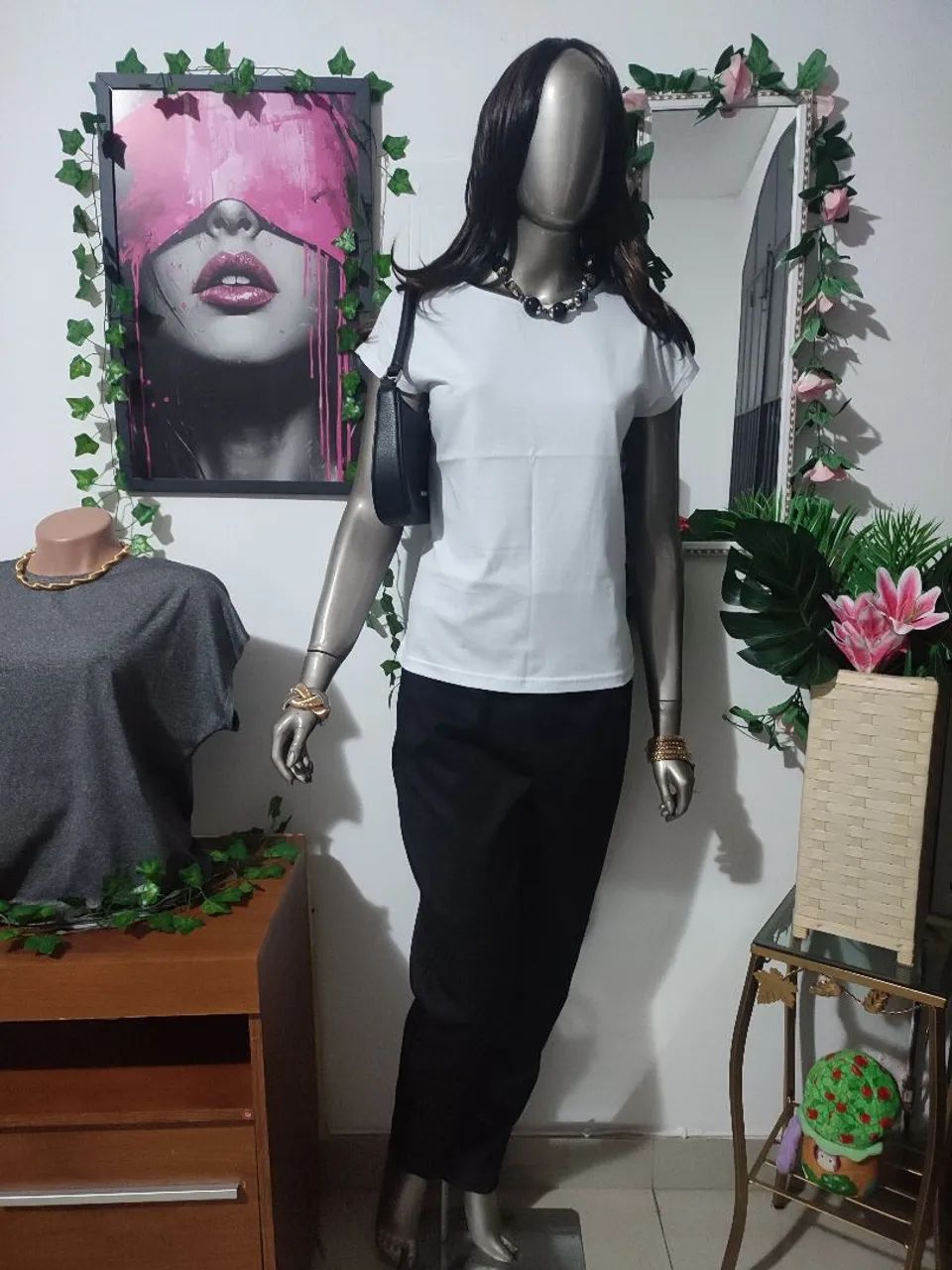 Blusa Feminina Muscle Tee de Algodão. - Foto 3