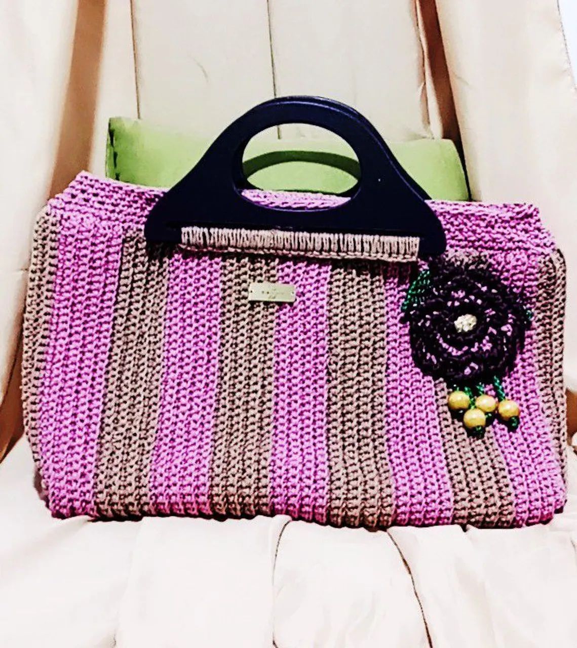 Bolsas de crochê  - Foto 3