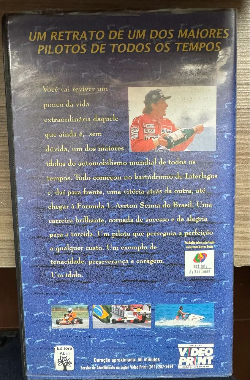 VHS ORIGINAL AYRTON SENNA - PURE INSTINCT - Foto 3