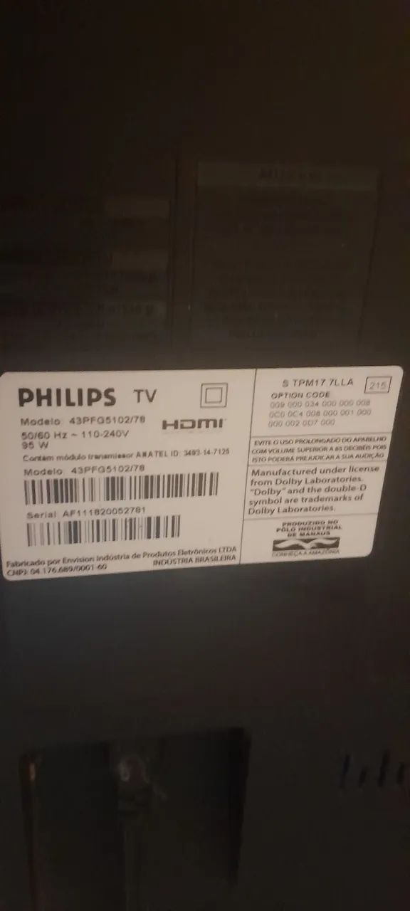 Tv smart 43p COM DEFEITO PHILIPS  - Foto 5