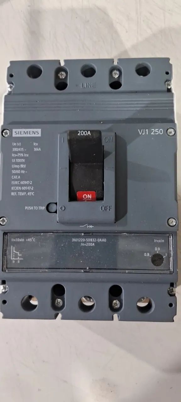 DIJUNTOR SIEMENS 200A NOVO - Foto 2