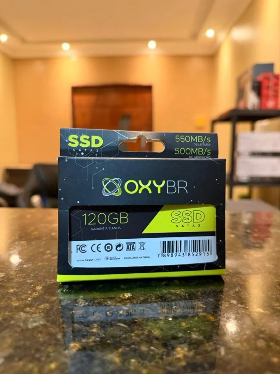 SSD 120GB OxyBr Sata III Novo