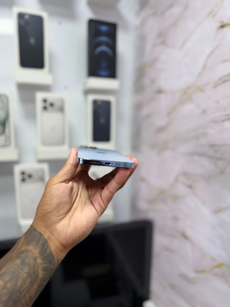 IPHONE 13 PRO MAX 128GB AZUL<br>R$ 3.199,00 TOP - Foto 5